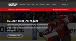 Desktop Screenshot of hockeyplusinc.com