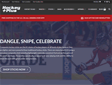 Tablet Screenshot of hockeyplusinc.com